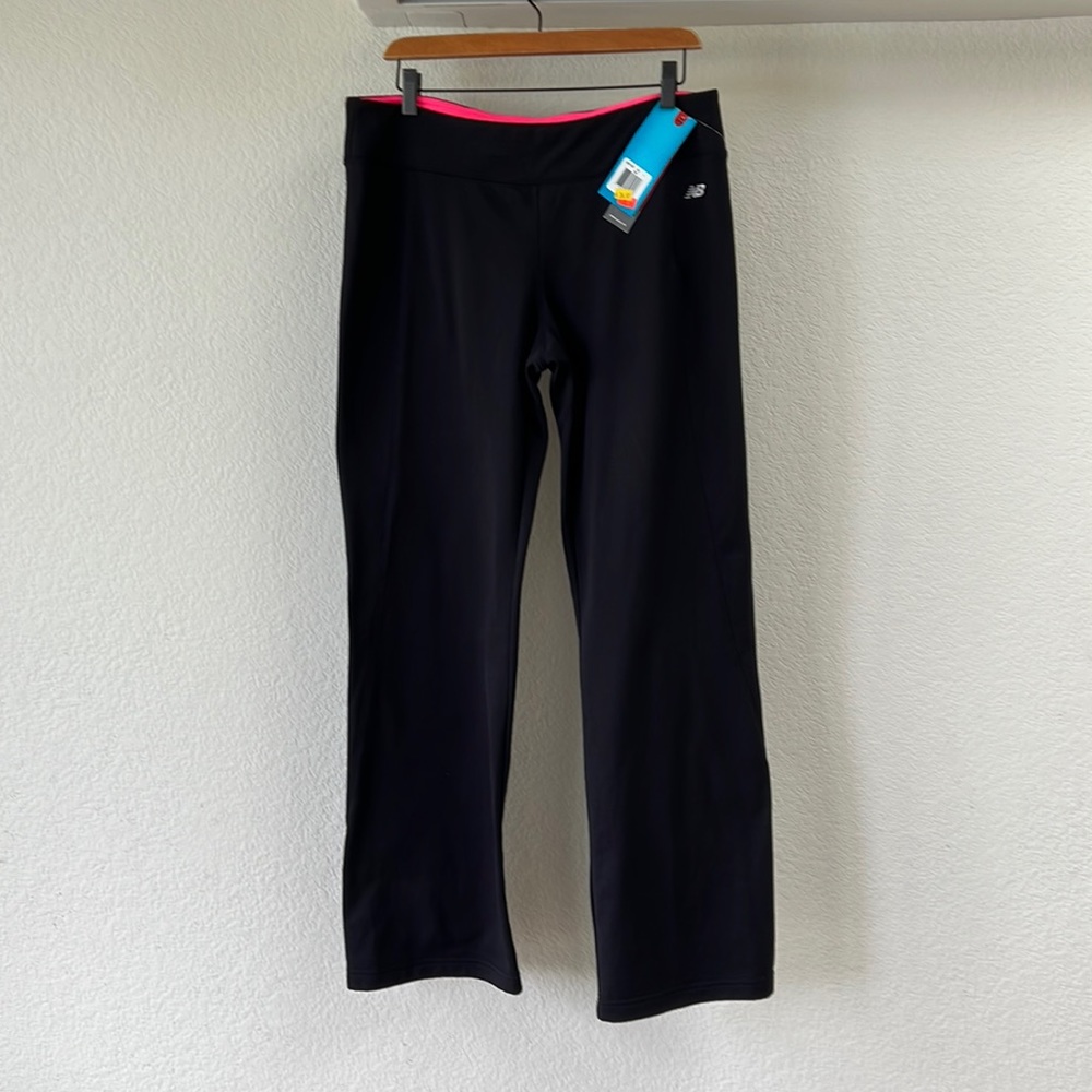 New Balance fleece pant, straight leg, large , black,